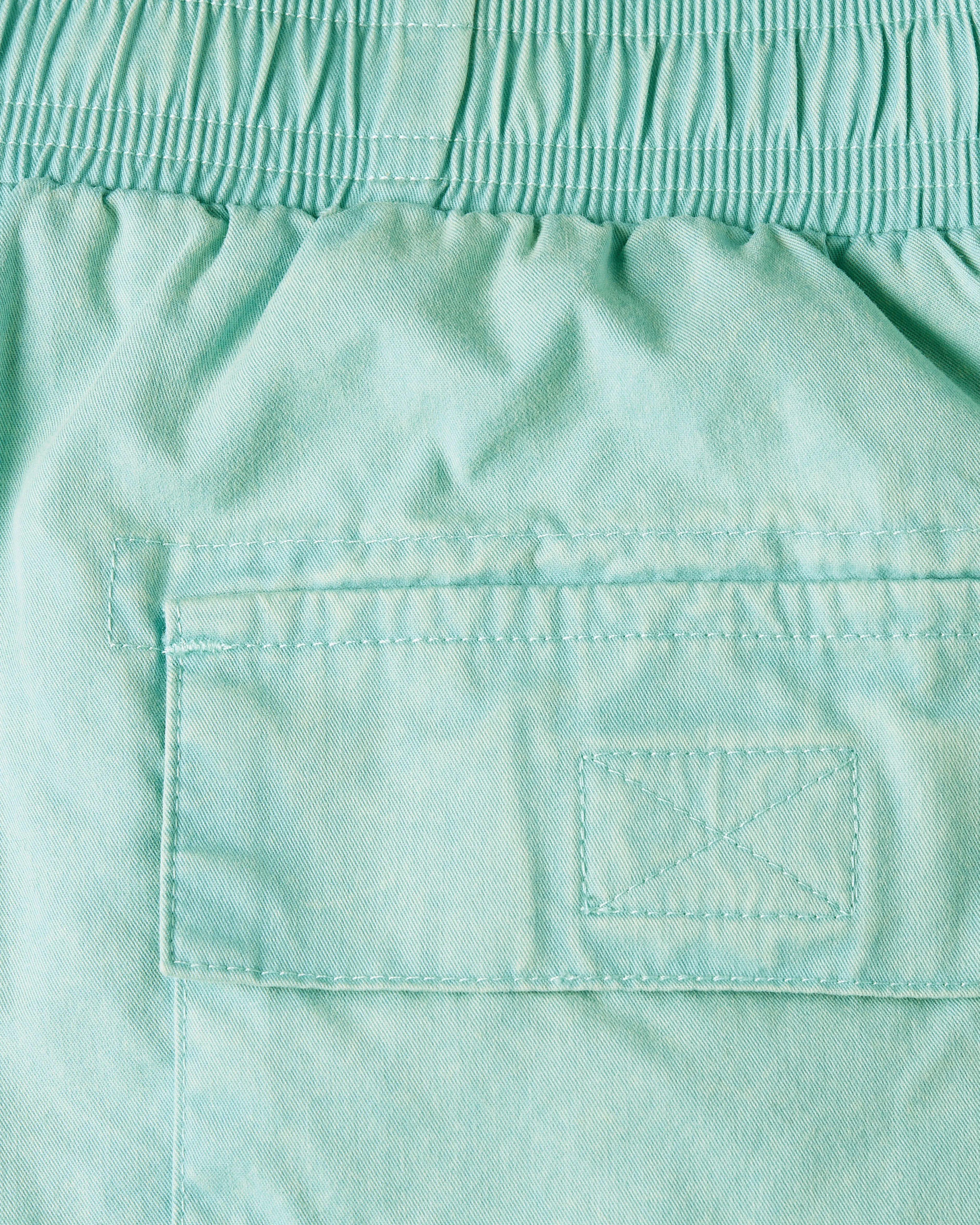 Patta Acid Washed Shorts (Blue Radiance)