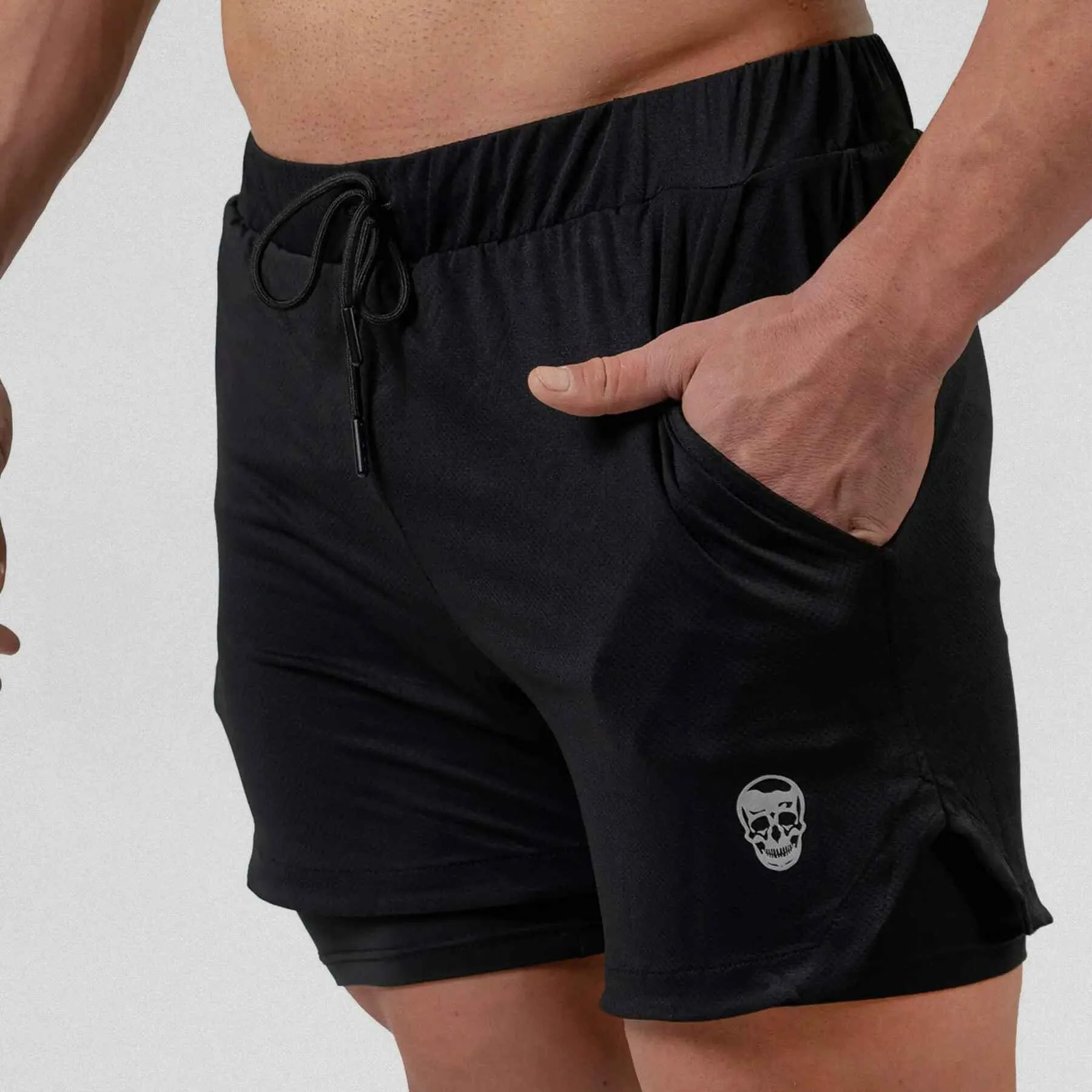 React Training Shorts - Black