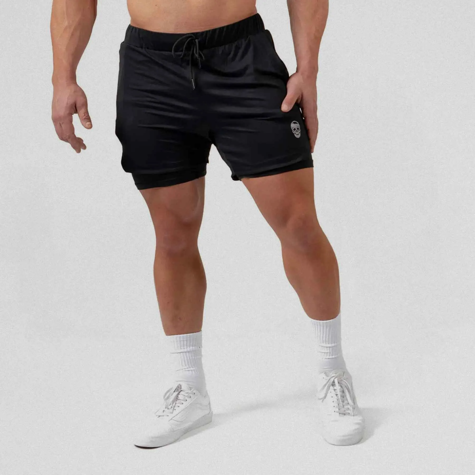 React Training Shorts - Black