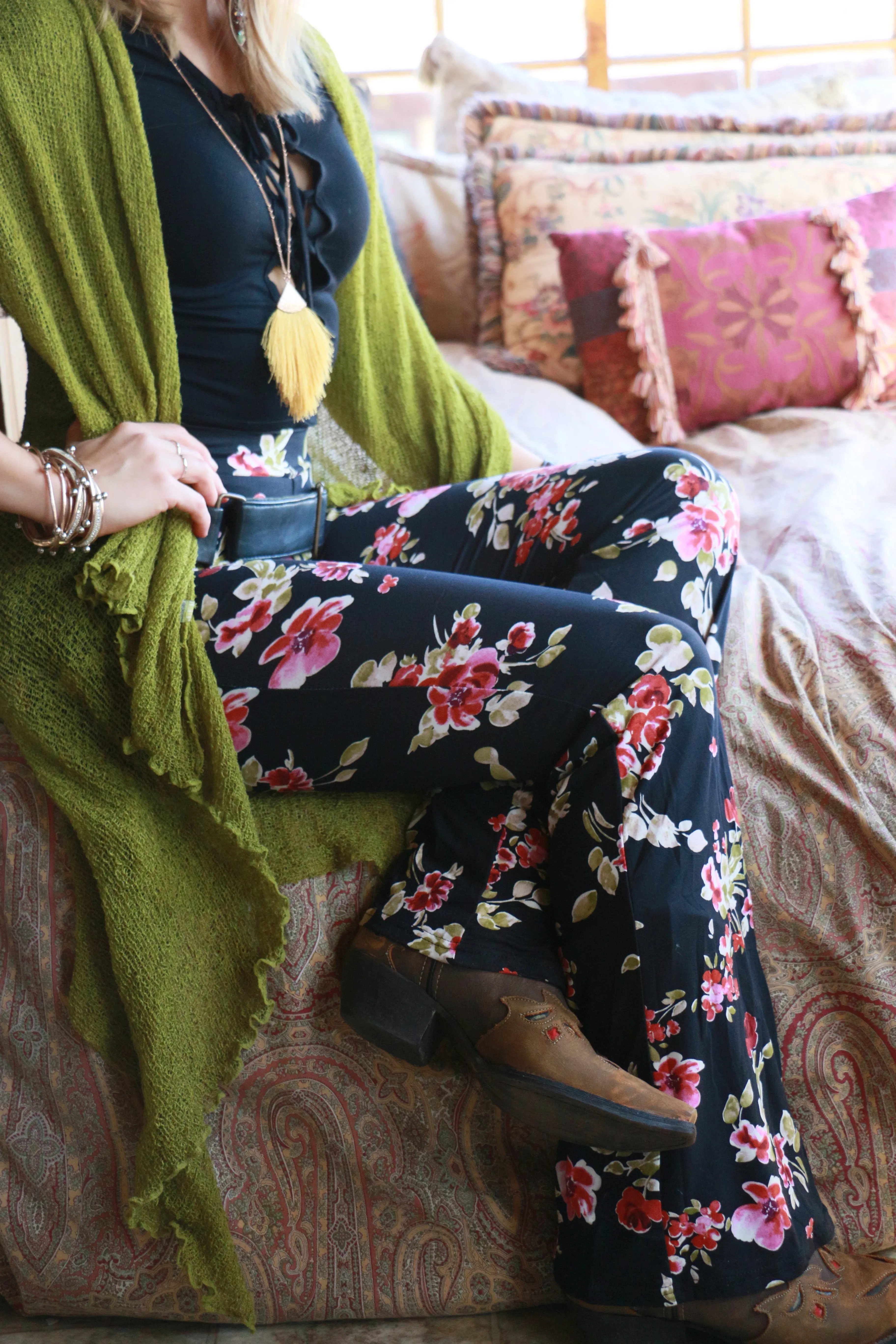 Rebel Rose Flair Pants