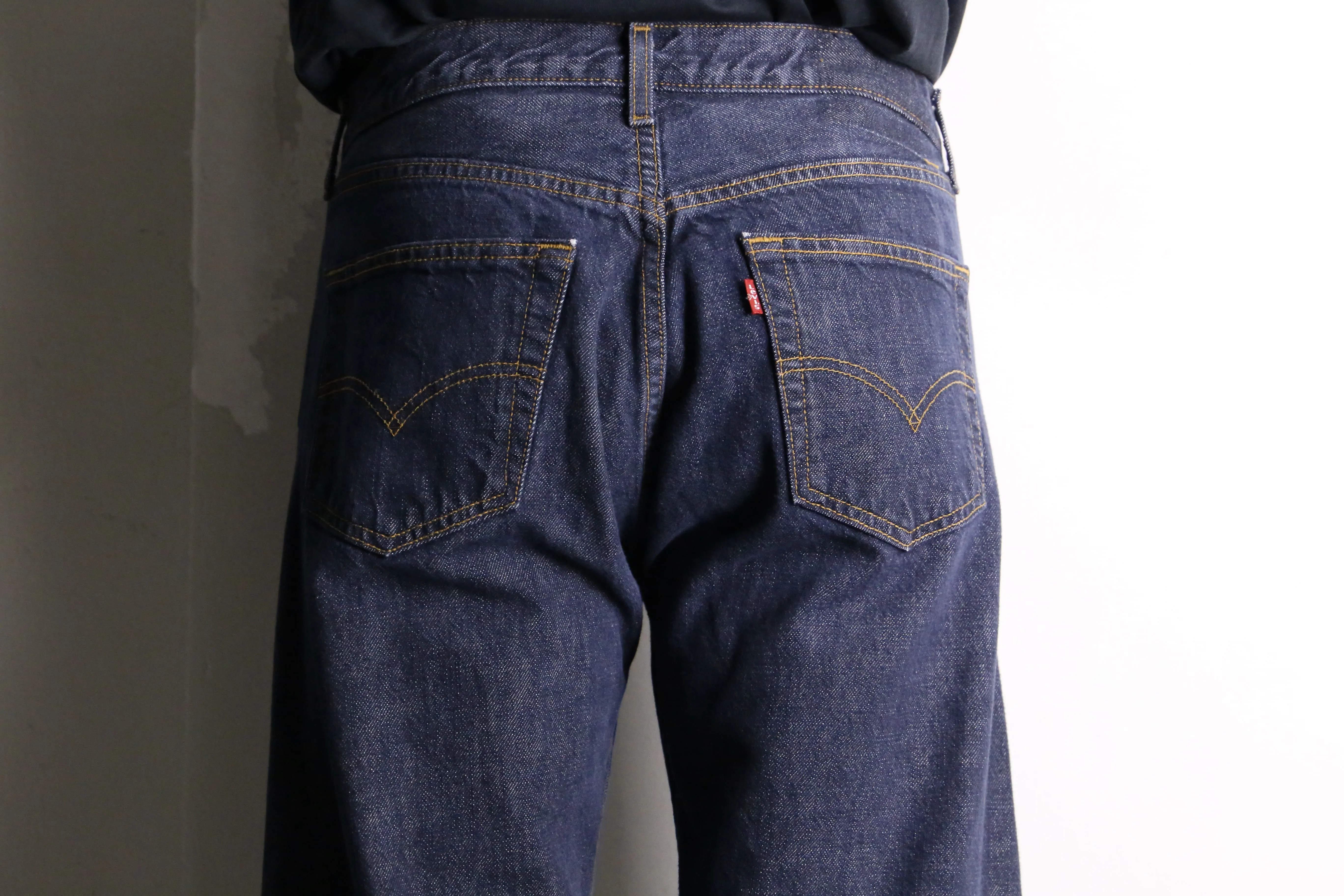 remake "再構築" baggy flair denim pants