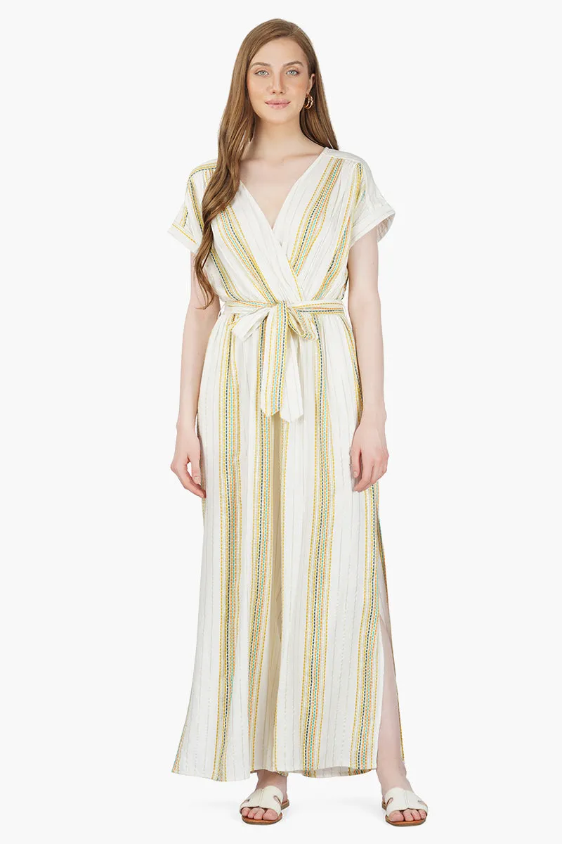 Roman Stripe Jumpsuit