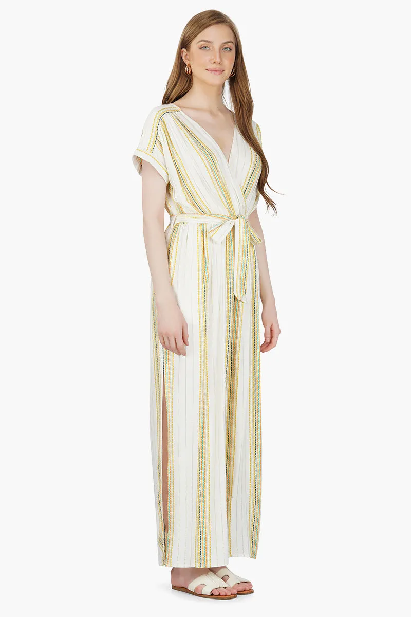 Roman Stripe Jumpsuit