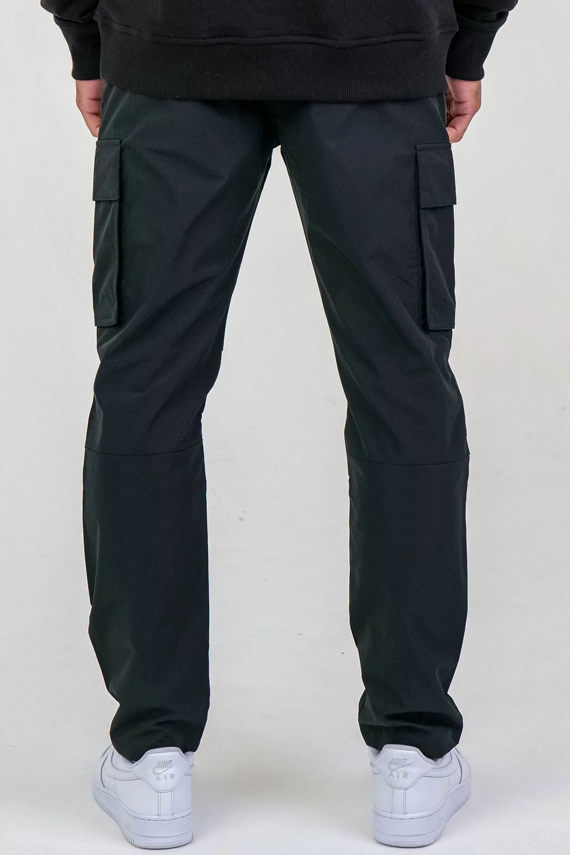 Stanhope Tapered Woven Cargo Pants - Black