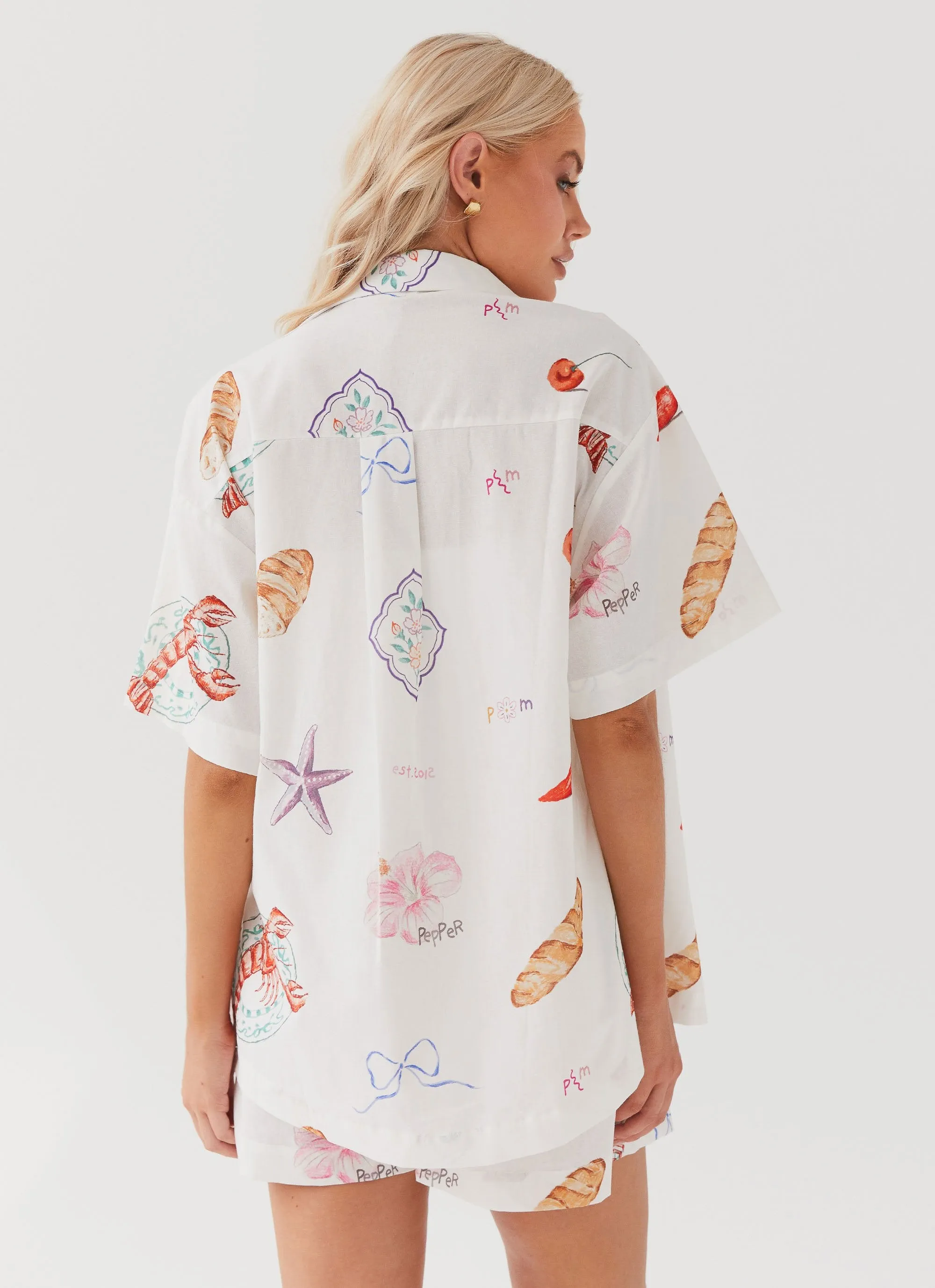 Sweet Relief Oversized Linen Shirt - Banchetto