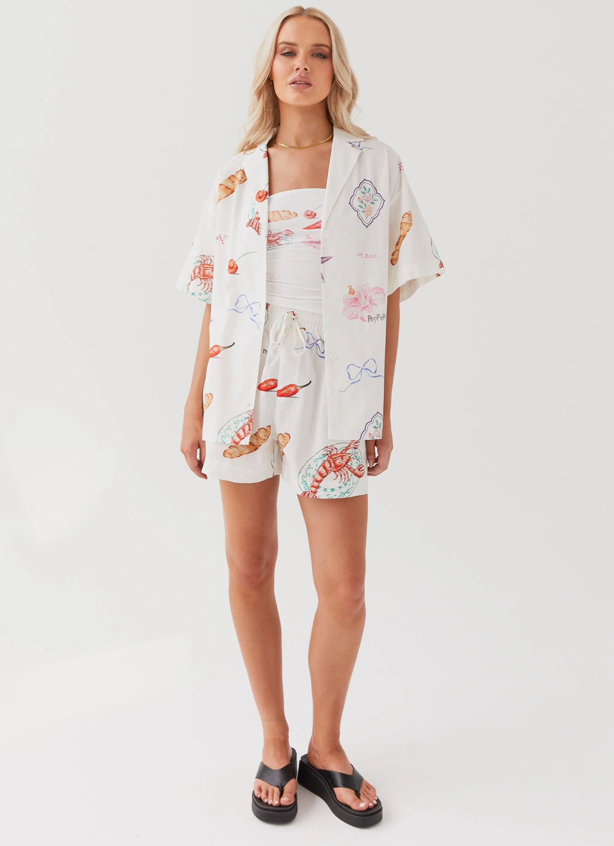 Sweet Relief Oversized Linen Shirt - Banchetto