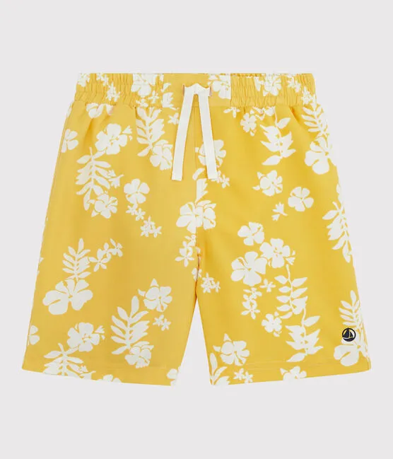 Tropical Print Swim Shorts