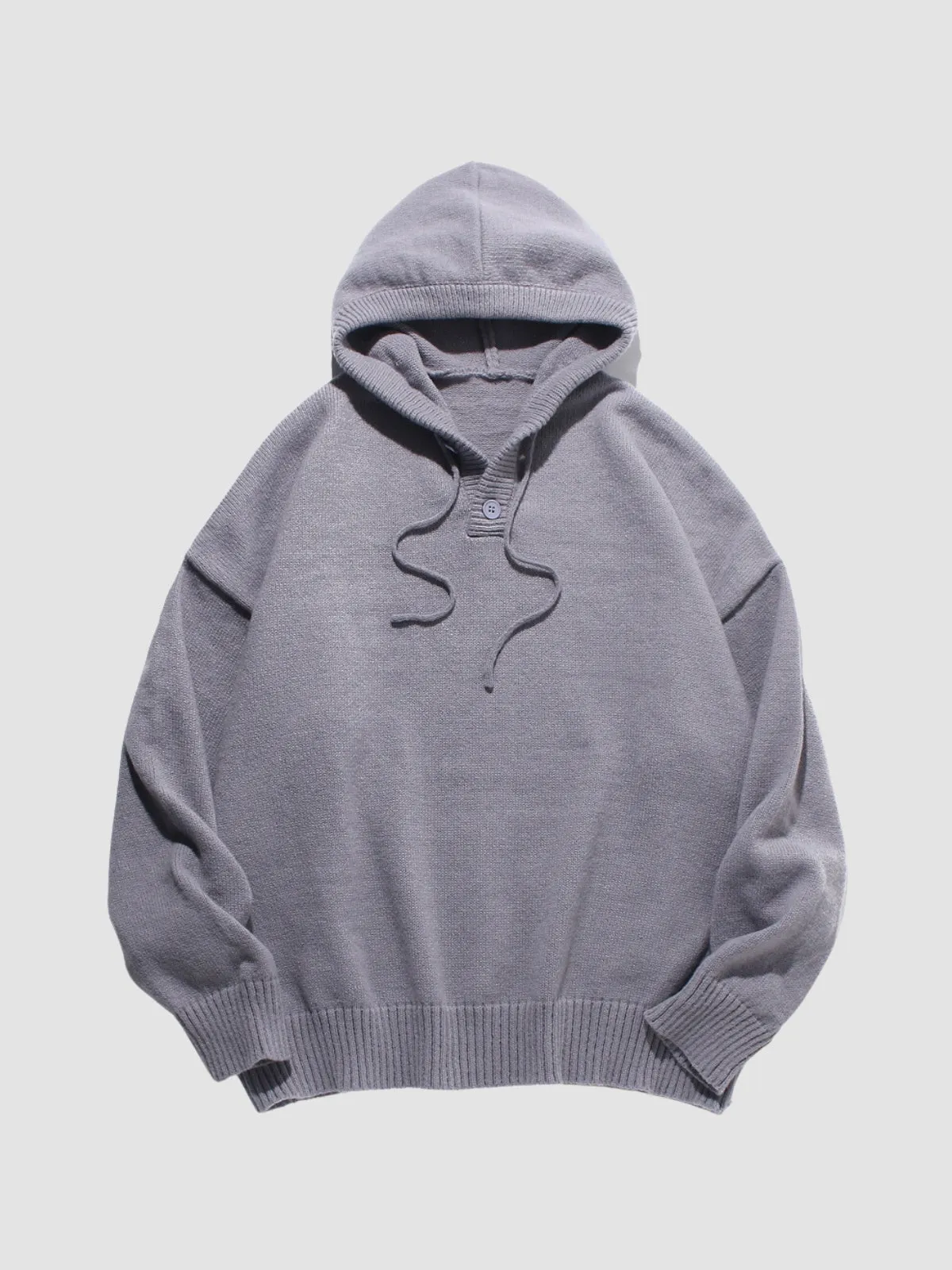 WLS Japanese Retro Loose Knitted Hoodie