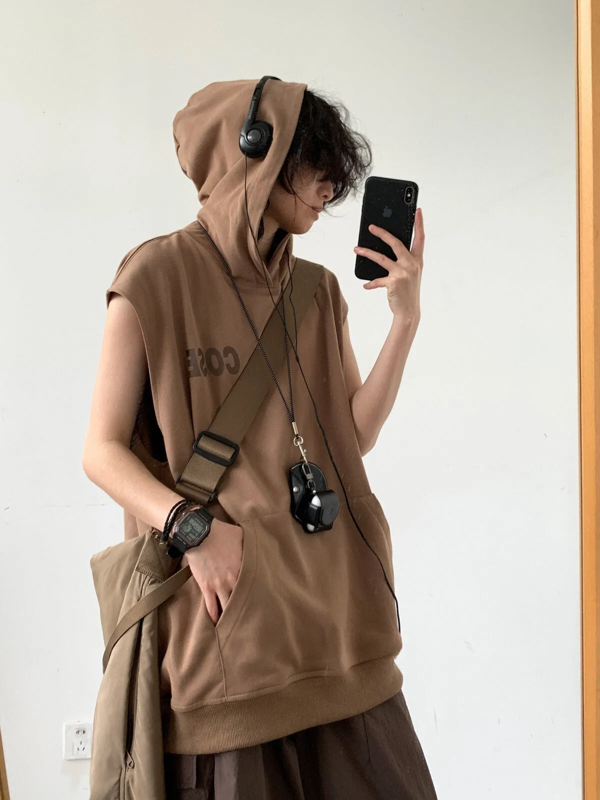 WLS Retro Hooded Sweat Vest