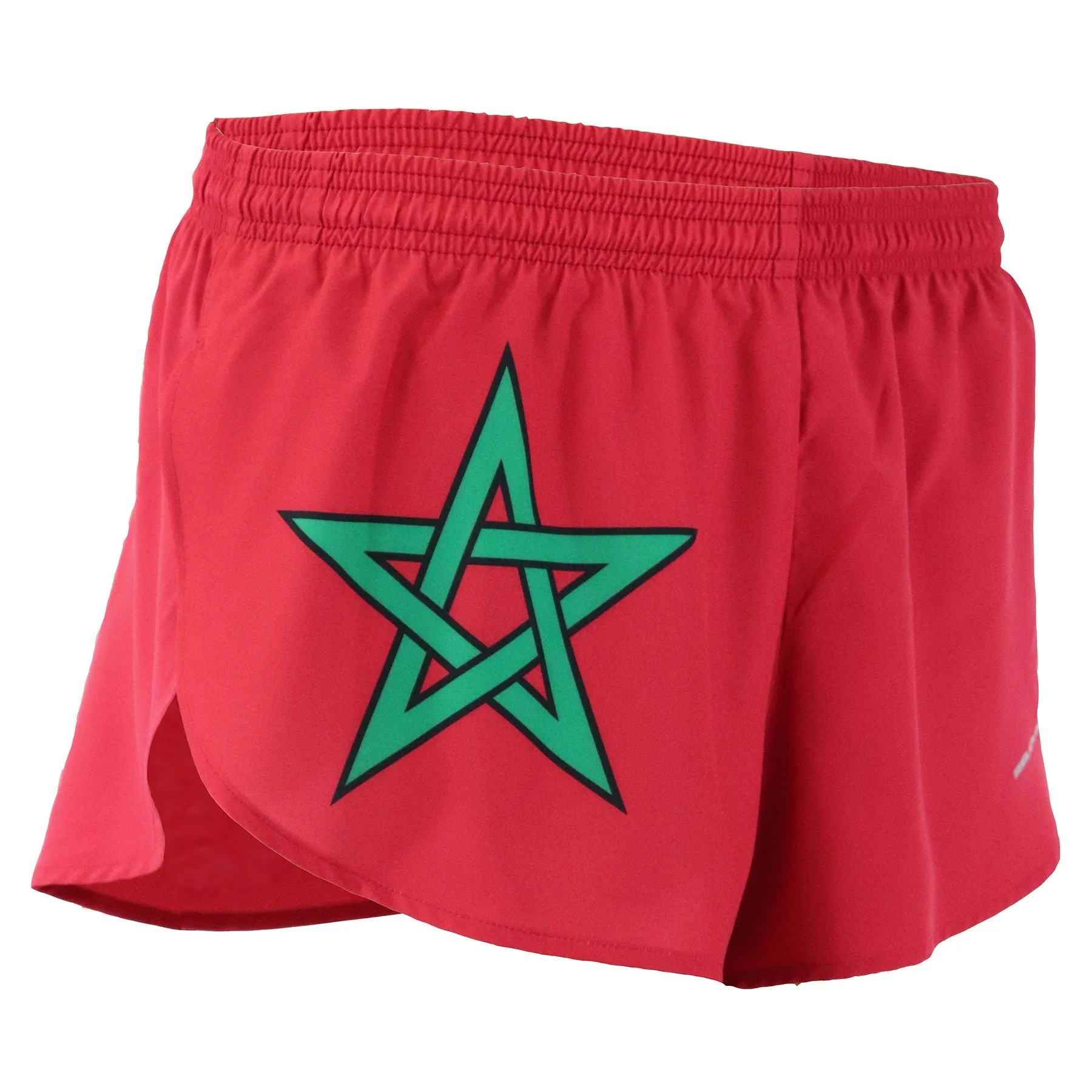 Women's 1" Elite Split Flag Shorts [E-M] - Morocco