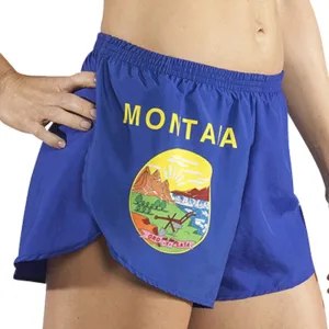 Women's 1" Elite Split Shorts- Montana