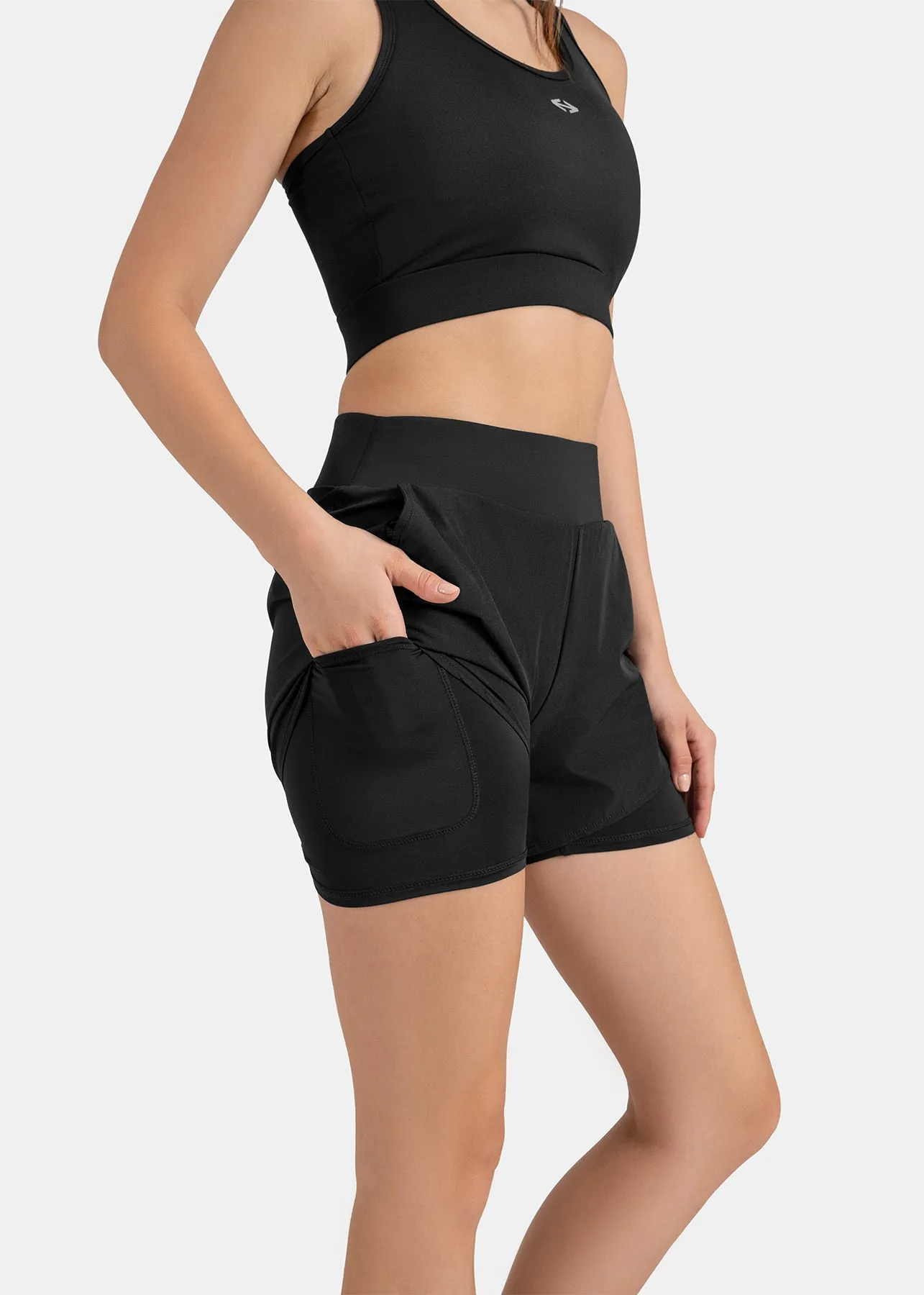 Women's Double Layered Shorts