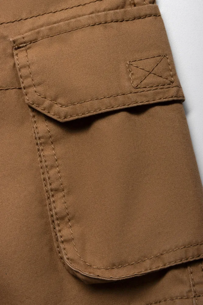 Woven Styled Cargo Shorts